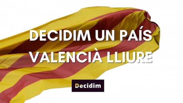 Contra la legalitat colonial, construïm el País Valencià!